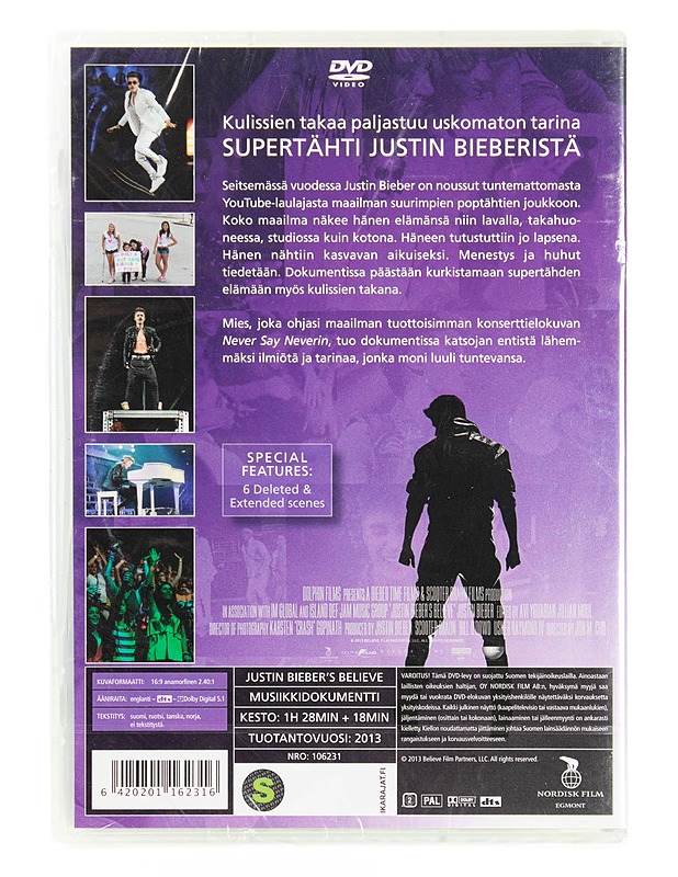 Justin Bieber's believe - DVD-elokuvat - 10105571067 - 1