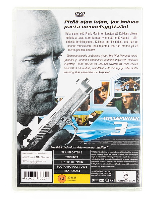Transporter 3 - DVD - DVD-elokuvat - 10105571083 - 1
