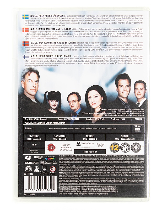 NCIS (kausi 2) - DVD - DVD-elokuvat - 10105571100 - 1
