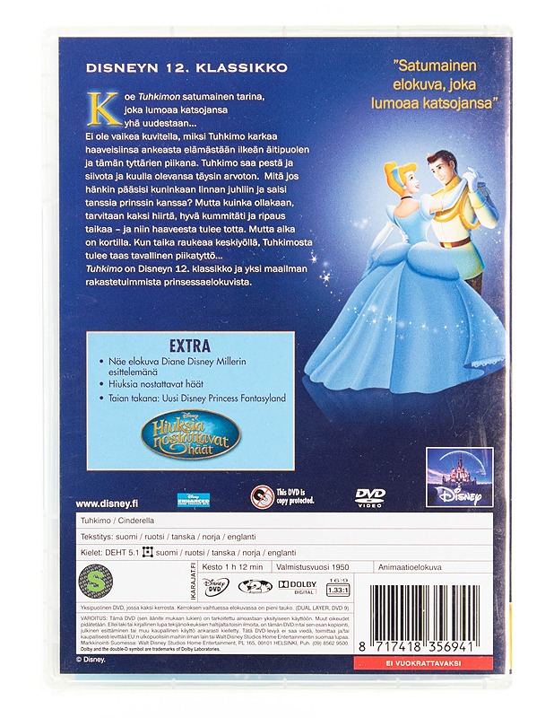 Tuhkimo - DVD - DVD-elokuvat - 10105571115 - 1