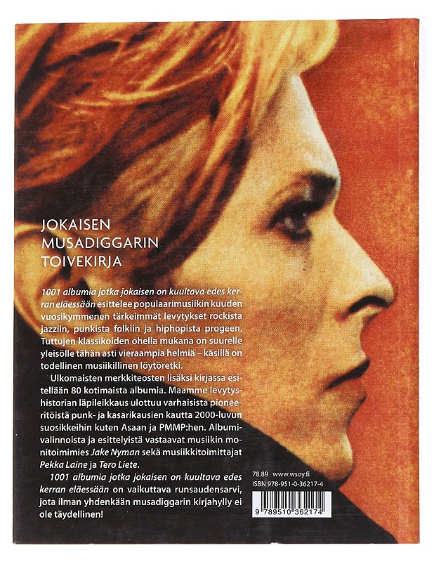 1001 albumia, jotka jokaisen on kuultava edes kerran eläessään - Nyman, Jake - Musiikki- ja elokuvakirjat - 10105571152 - 1