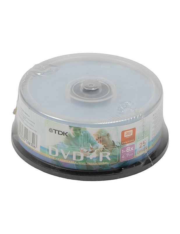 TDK DVD+R, 25 kpl - Muu elektroniikka - 10105571212 - 0