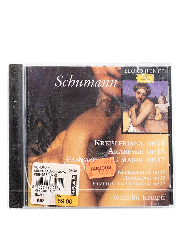 SCHUMANN - KREISERIANA OP. 16, ARABESKE OP. 18, FANTASIE IN C MAJOR OP. 17 - CD - CD-levyt - 10105571245 - 0