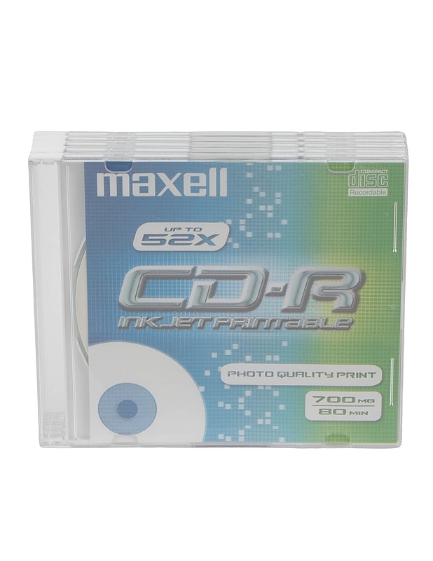 MAXELL CD-R printable, 5 kpl - Muu elektroniikka - 10105571269 - 0