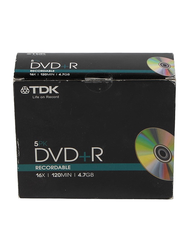 TDK DVD+R, 5 kpl - Muu elektroniikka - 10105571279 - 0