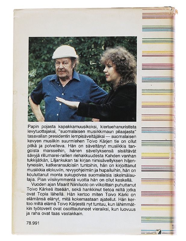 Siks oon mä suruinen - Kärki, Toivo - Elämäkerrat ja muistelmat - 10105571284 - 1