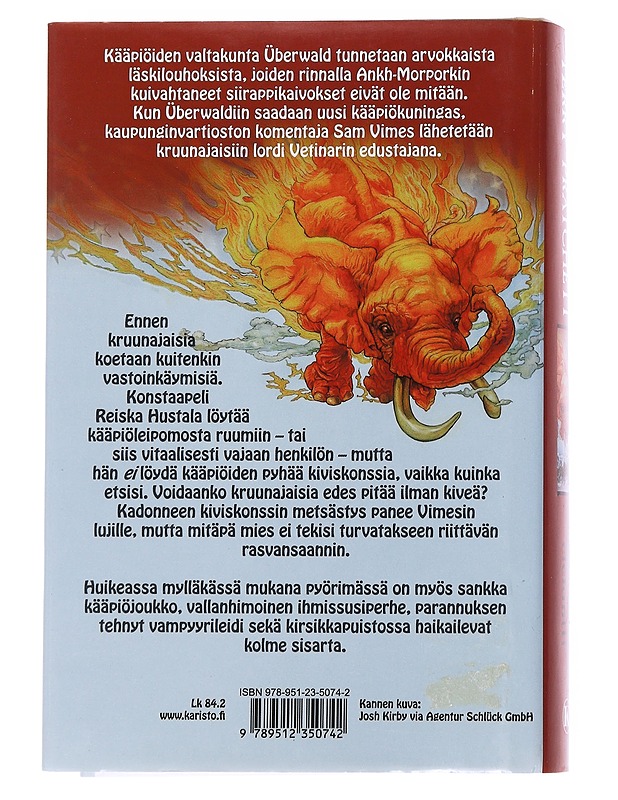 Maanalainen elefantti - Pratchett, Terry - Romaanit ja novellit - 10105571306 - 1