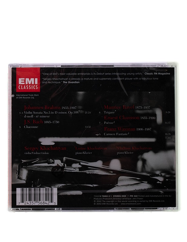 Sergey Khachatryan - Music for Violin and Piano - CD - CD-levyt - 10105571325 - 1