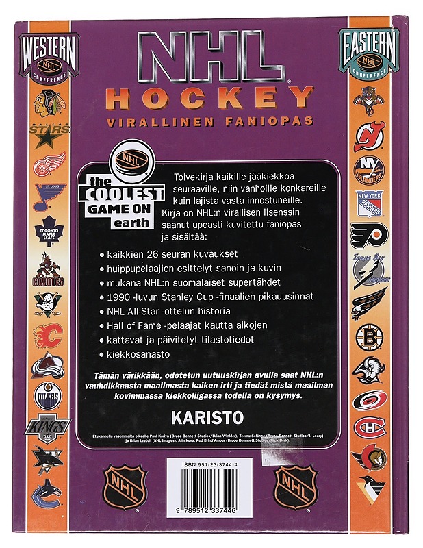 NHL hockey / virallinen faniopas - MacKinnon, John - Tietokirjat ja oppaat - 10105571356 - 1