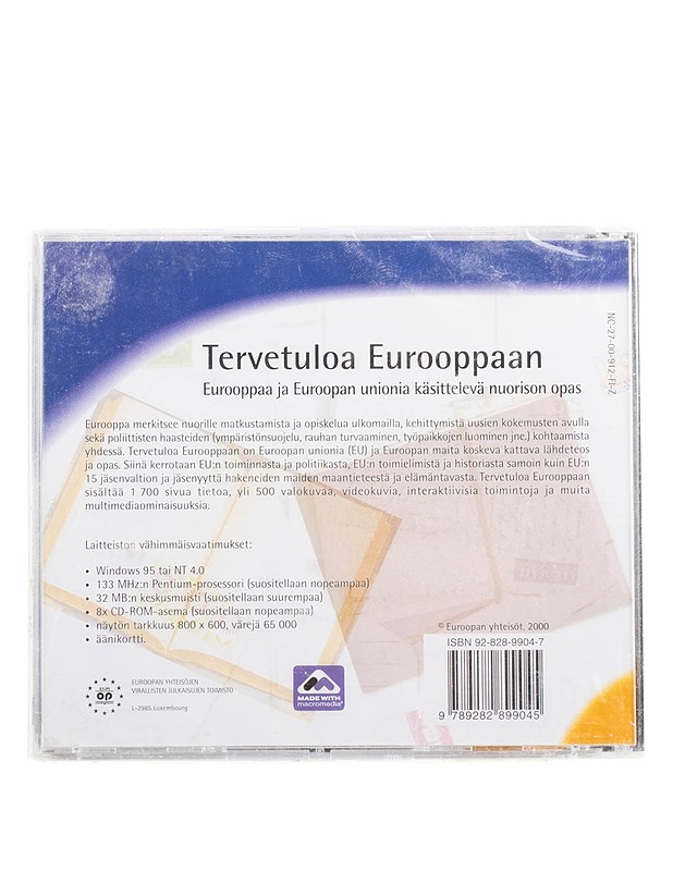 Euroopan komissio - Tervetuloa Eurooppaan - CD-ROM  - CD-levyt - 10105571371 - 1