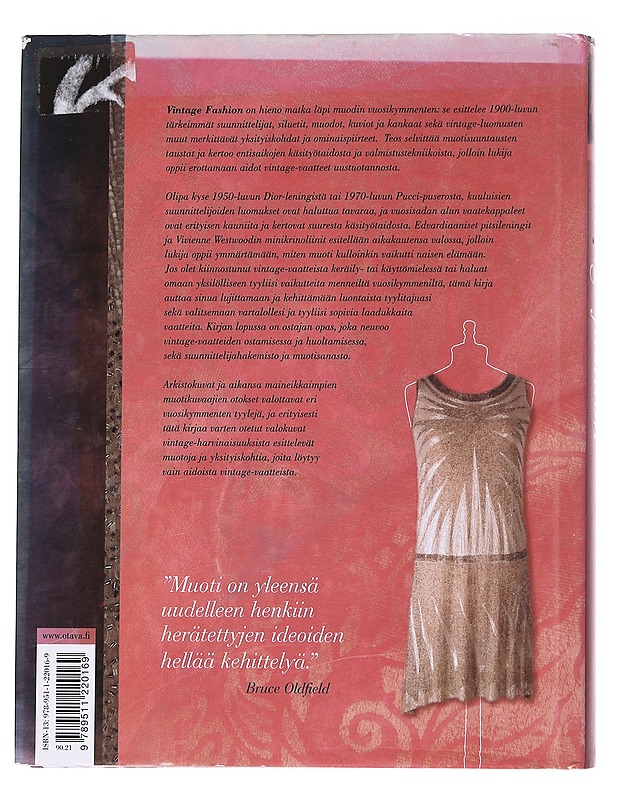 Vintage fashion : muodin vuosikymmenet - Rhodes, Zandra - Tietokirjat ja oppaat - 10105571375 - 1