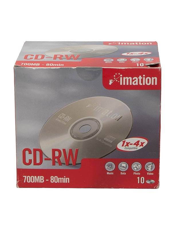IMATION CD-RW, 10 kpl - Muu elektroniikka - 10105571402 - 0