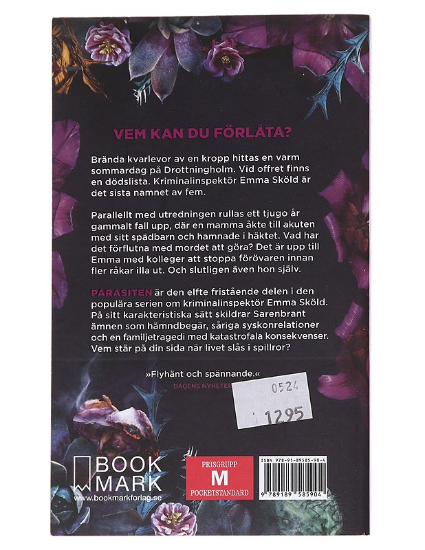Parasiten - Sofie Sarenbrant - Romaanit ja novellit - 10105571429 - 1