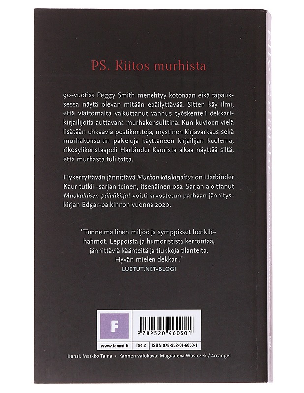 Murhan käsikirjoitus - Griffiths, Elly - Romaanit ja novellit - 10105571432 - 1