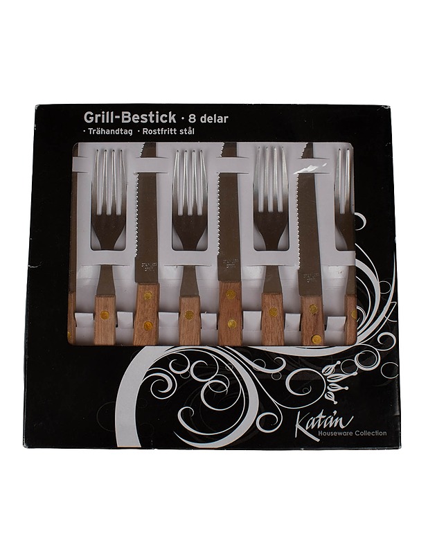 KATAN HOUSEWARE grilliaterinsetti, 8 osaa - Aterimet - 10105571448 - 0