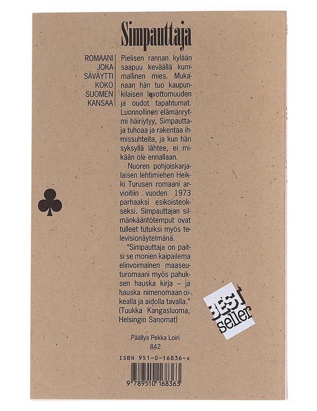 Simpauttaja - Heikki Turunen - Romaanit ja novellit - 10105571457 - 1