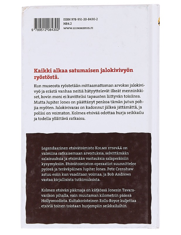 3 etsivää ja kultainen vyö - Arthur, Robert - Nuorten kirjat - 10105571488 - 1