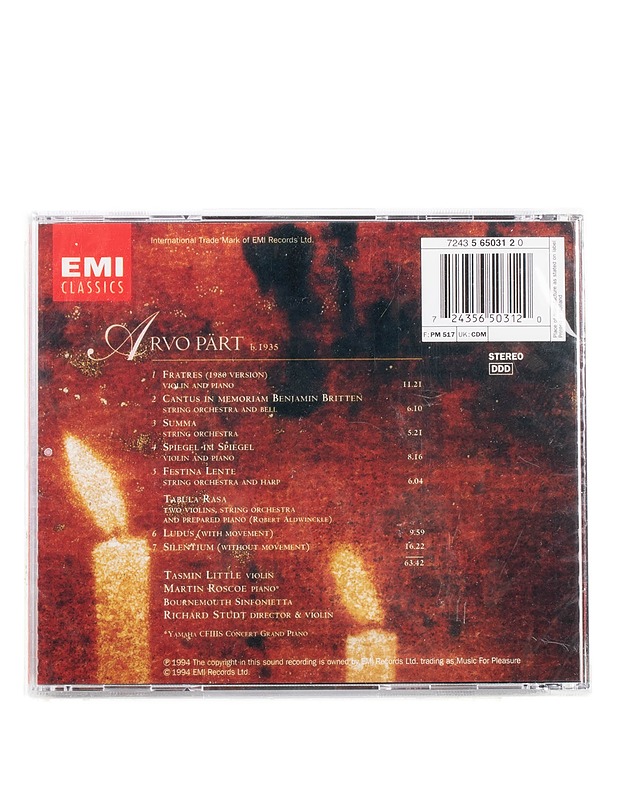 Arvo Pärt - Fratres - CD - CD-levyt - 10105571487 - 1