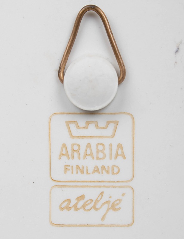 ARABIA Sinisen talon kissa seinälaatta - Designsuosikit - 10105571503 - 2