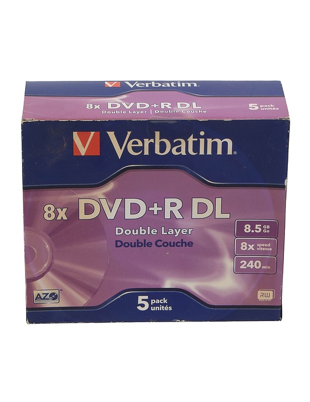 VERBATIM DVD+R Dual Layer levyjä, 5 kpl - Muu elektroniikka - 10105571530 - 0