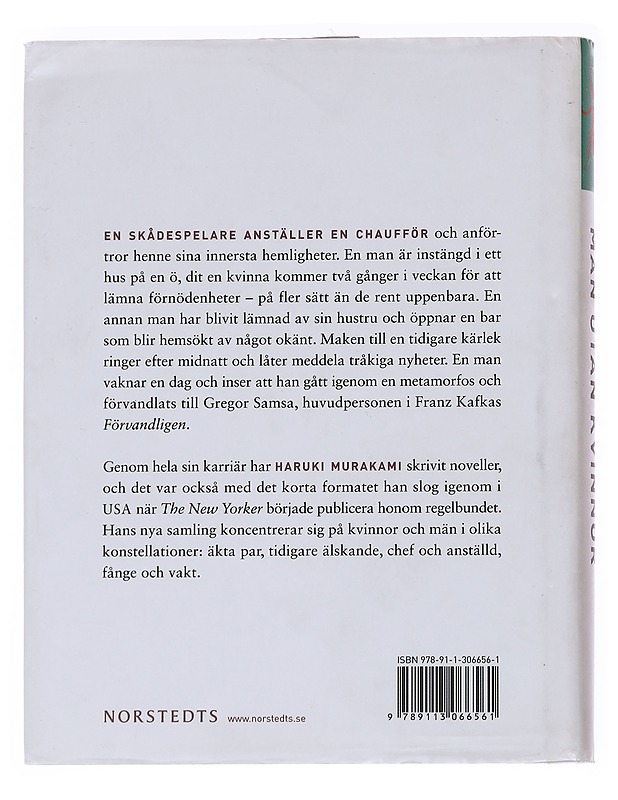 Män utan kvinnor - Murakami, Haruki - Romaanit ja novellit - 10105571533 - 1