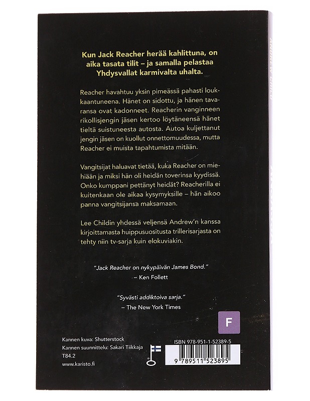 Ansassa - Child, Lee - Romaanit ja novellit - 10105571584 - 1