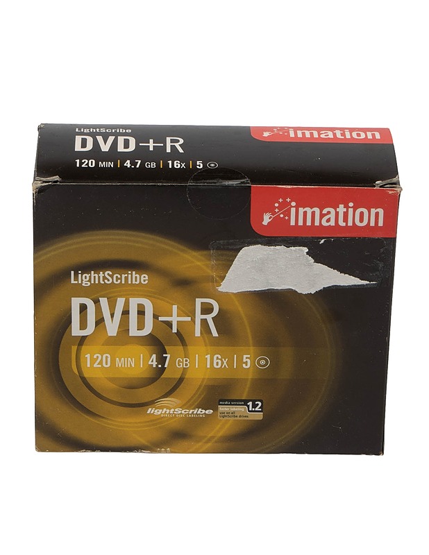 IMATION DVD+R Lightscribe levyjä, 5 kpl - Muu elektroniikka - 10105571648 - 0