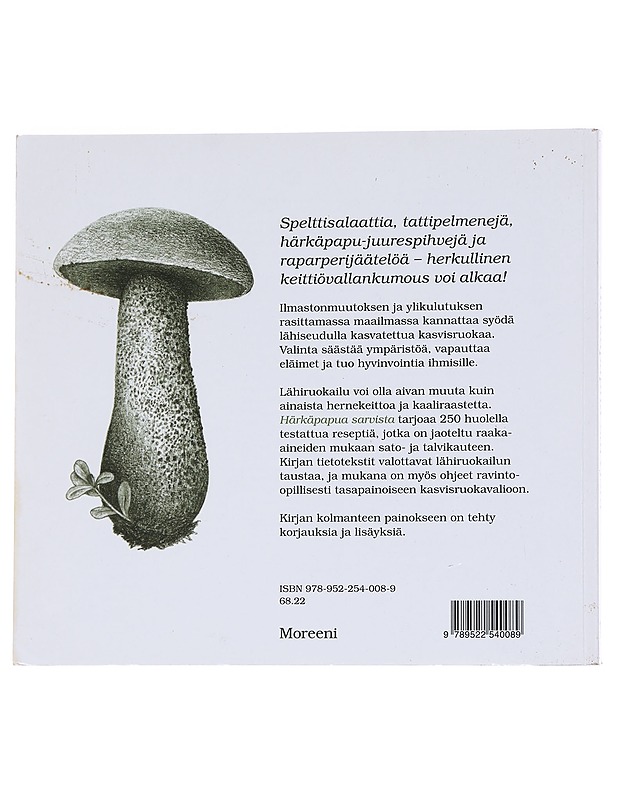 Härkäpapua sarvista / herkullista kasvisruokaa läheltä - Somersalo, Inna - Ruokakirjat - 10105571700 - 1