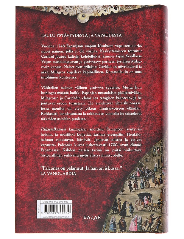 Paljasjalkainen kuningatar - Falcones, Ildefonso - Romaanit ja novellit - 10105571703 - 1