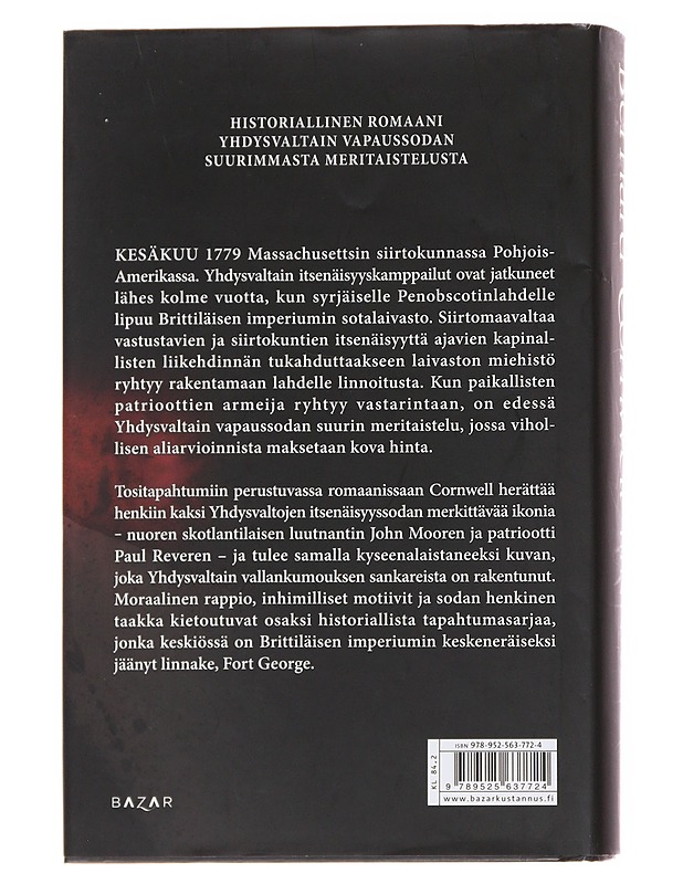 Linnake / historiallinen romaani - Cornwell, Bernard - Romaanit ja novellit - 10105571714 - 1