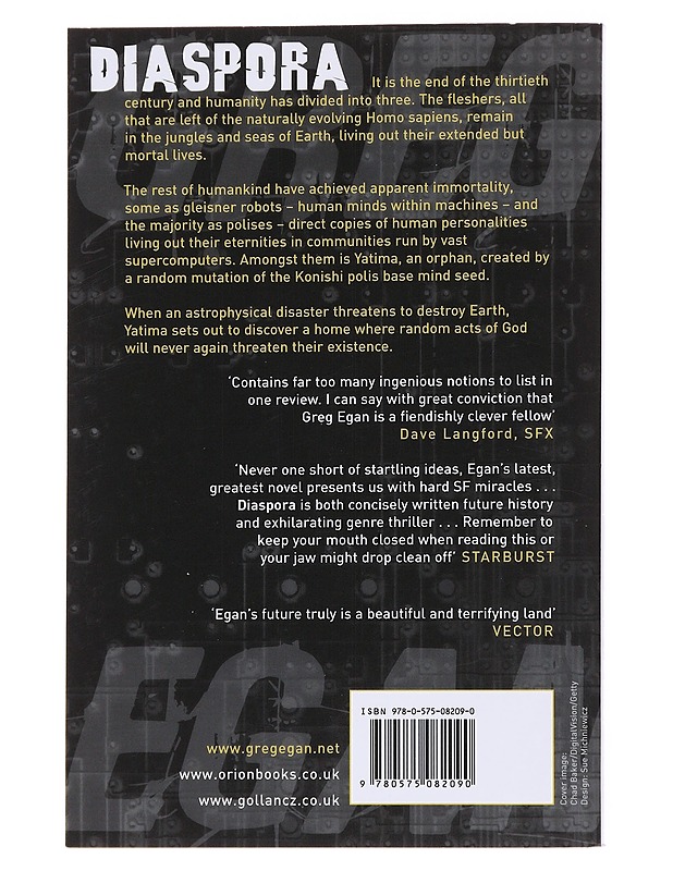 Diaspora - Greg Egan - Fantasia- ja scifi - 10105571725 - 1