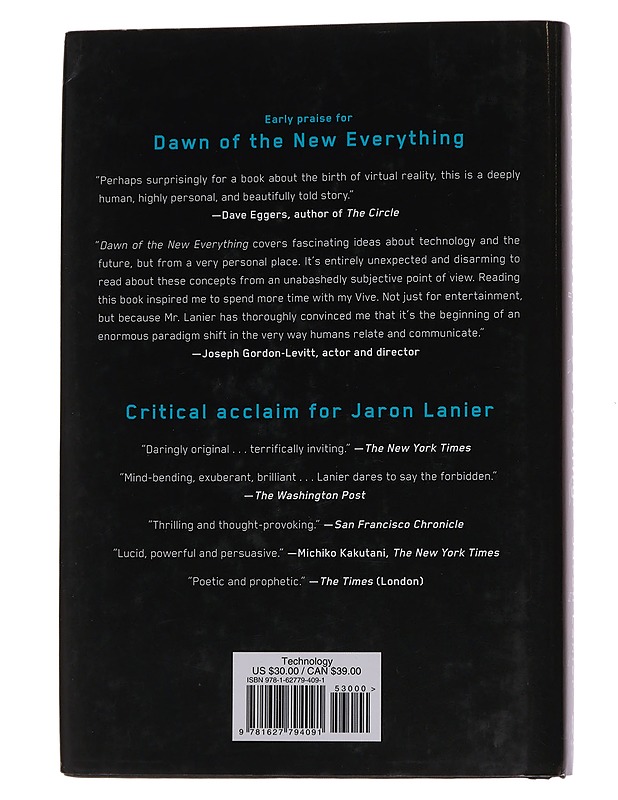 Dawn of the New Everything: Encounters with Reality and Virtual Reality - Jaron Lanier - Tietokirjat ja oppaat - 10105571759 - 1