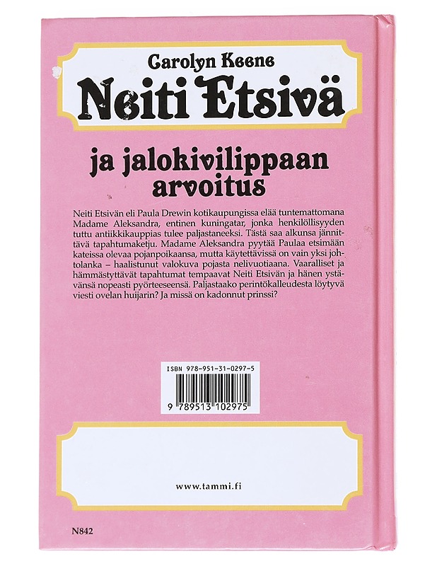 Neiti Etsivä ja jalokivilippaan arvoitus - Keene - Jännitys ja dekkarit - 10105571758 - 1