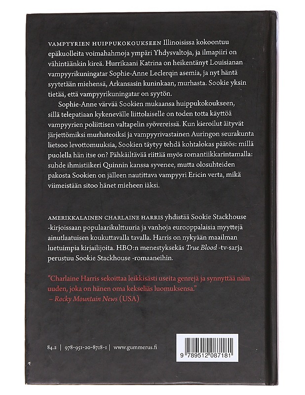 Pahan veren valtakunta - Harris, Charlaine - Romaanit ja novellit - 10105571779 - 1