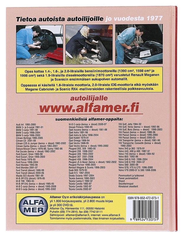 Renault Megane & Scenic 1996-2003 : korjausopas - Churchill, Jeremy - Tietokirjat ja oppaat - 10105571833 - 1