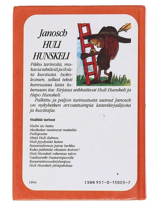Huli hunskeli - Janosch - Lastenkirjat - 10105571871 - 0