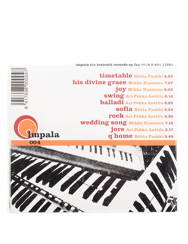 Riitta Paakki Trio - RPT - CD   - CD-levyt - 10105571896 - 1