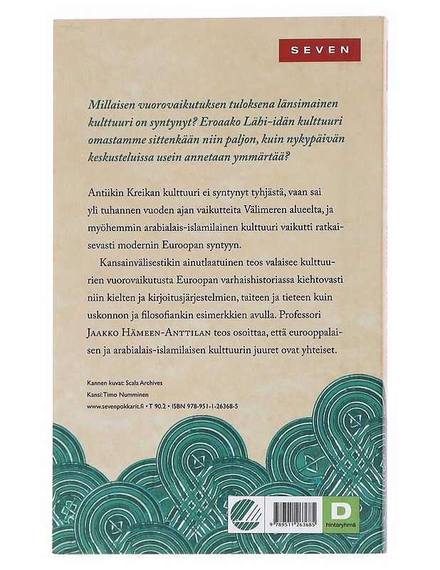 Mare nostrum : länsimaisen kulttuurin juurilla - Hämeen-Anttila, Jaakko - Historiakirjat - 10105571897 - 1