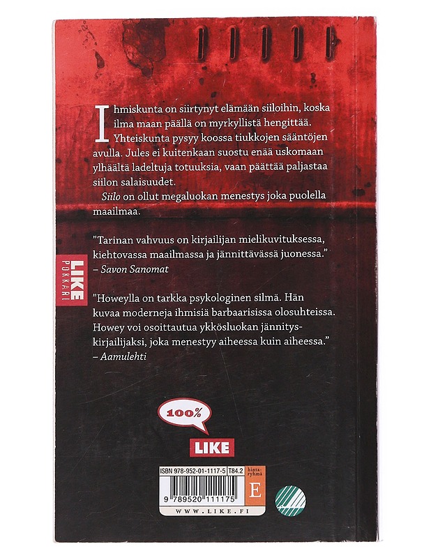 Siilo - Howey, Hugh - Jännitys ja dekkarit - 10105571909 - 1