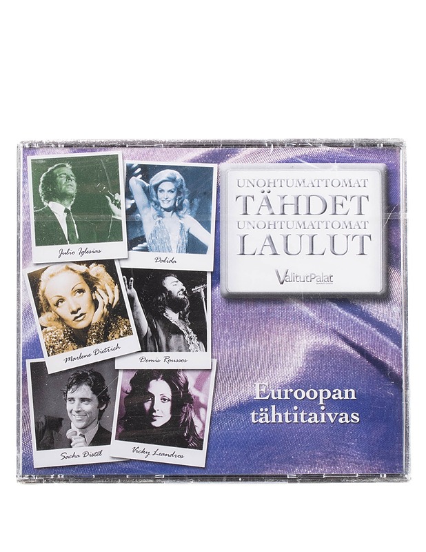 Unohtumattomat tähdet - Unohtumattomat laulut - 3 CD:tä  - CD-levyt - 10105571931 - 0