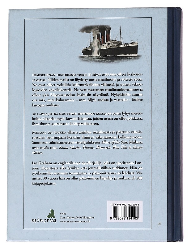 50 laivaa jotka muuttivat historian kulun - Graham, Ian - Historiakirjat - 10105571941 - 1