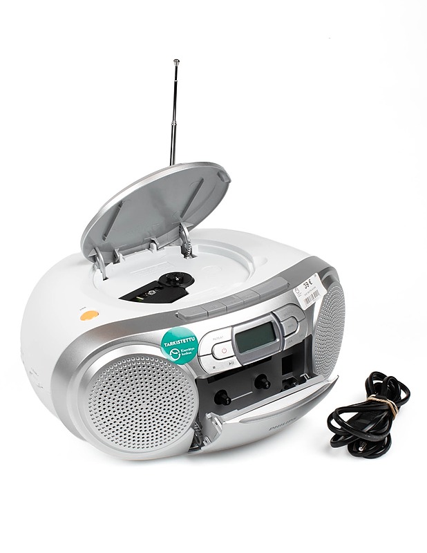 PHILIPS AZ127/12 CD/FM/Kasettisoitin - Viihde-elektroniikka - 10105571977 - 1
