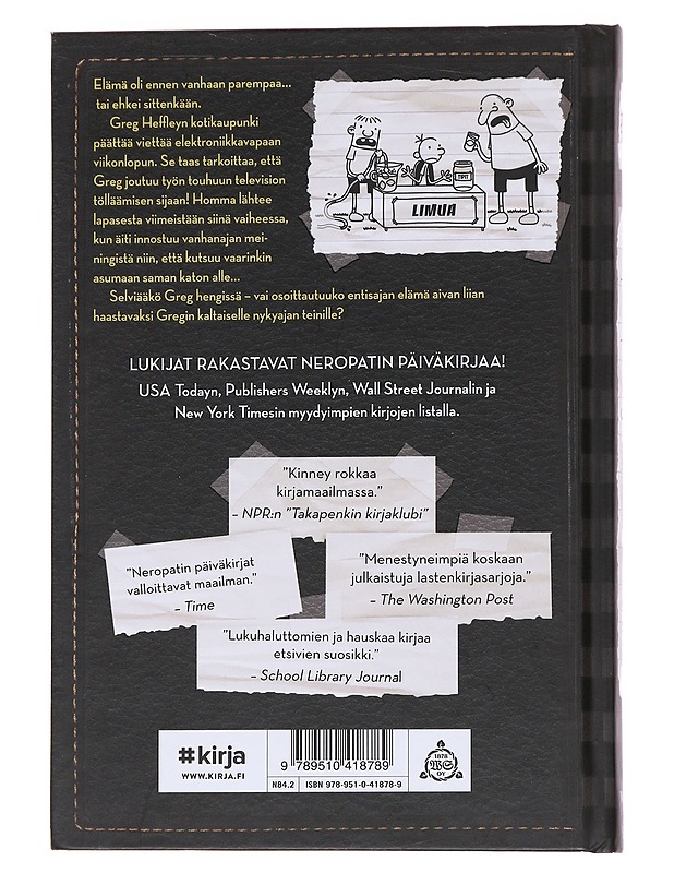 Neropatin päiväkirja / 10 Paluu kivikaudelle - Kinney, Jeff - Nuorten kirjat - 10105571985 - 1
