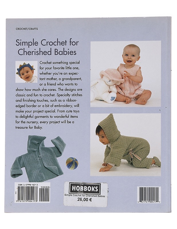 Simple Crochet for Cherished Babies - Davis, Jane - Käsityökirjat - 10105572016 - 1