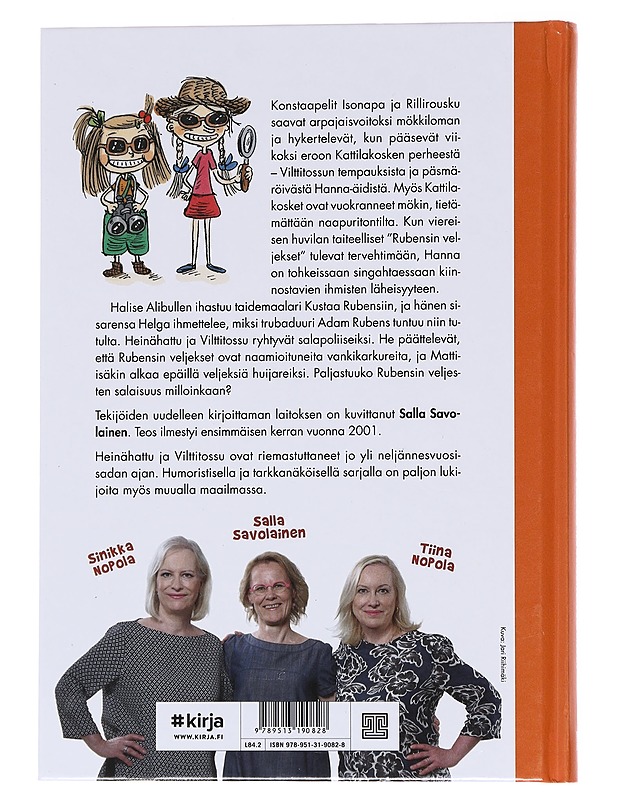 Heinähattu, Vilttitossu ja Rubensin veljekset - Sinikka Nopola, Tiina Nopola - Lastenkirjat - 10105572077 - 1