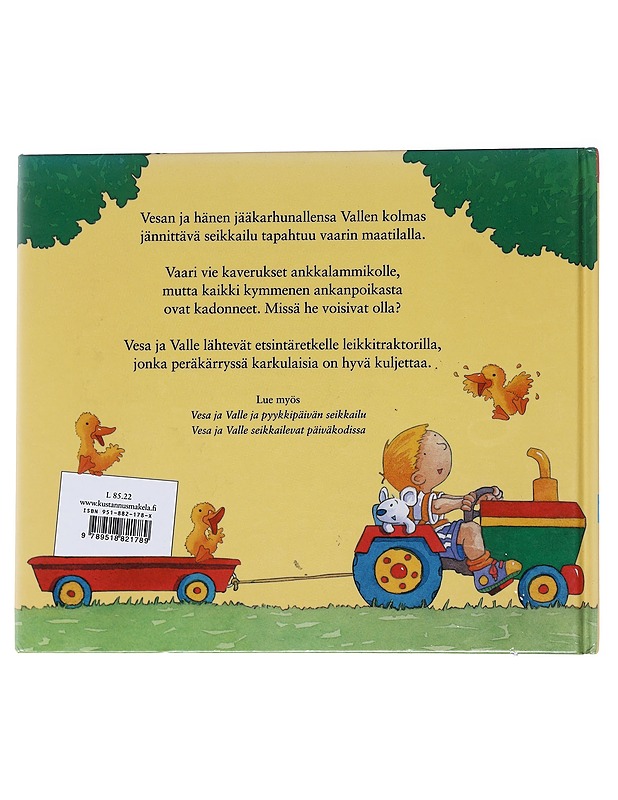 Vesa ja Valle seikkailevat maatilalla - Reynolds, Adrian - Lastenkirjat - 10105572086 - 1