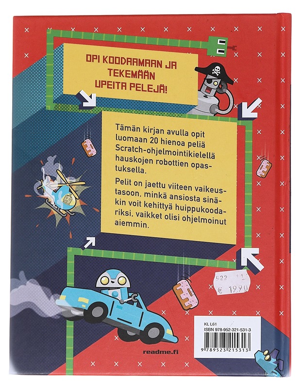 Hei me koodataan pelejä : koululaisen ohjelmointikirja - Wainewright, Max - Tietokirjat ja oppaat - 10105572118 - 1