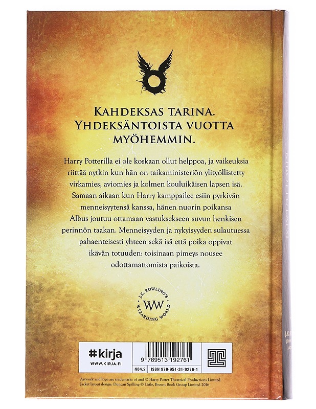 Harry Potter ja kirottu lapsi / Osat yksi ja kaksi - Thorne, Jack - Fantasia- ja scifi - 10105572140 - 1