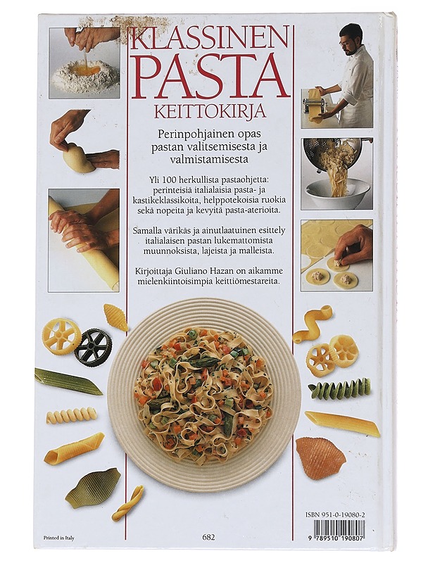 Klassinen pastakeittokirja - Hazan, Giuliano - Ruokakirjat - 10105572150 - 1