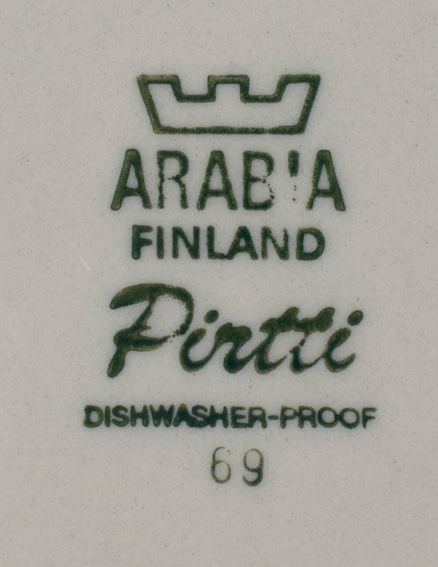ARABIA Pirtti kahvikuppi ja tassi, 4 paria - Designsuosikit - 10105572154 - 1